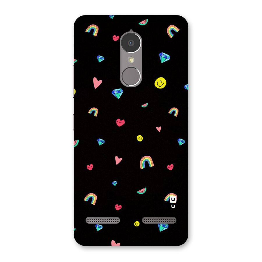 Cute Multicolor Shapes Back Case for Lenovo K6 Power