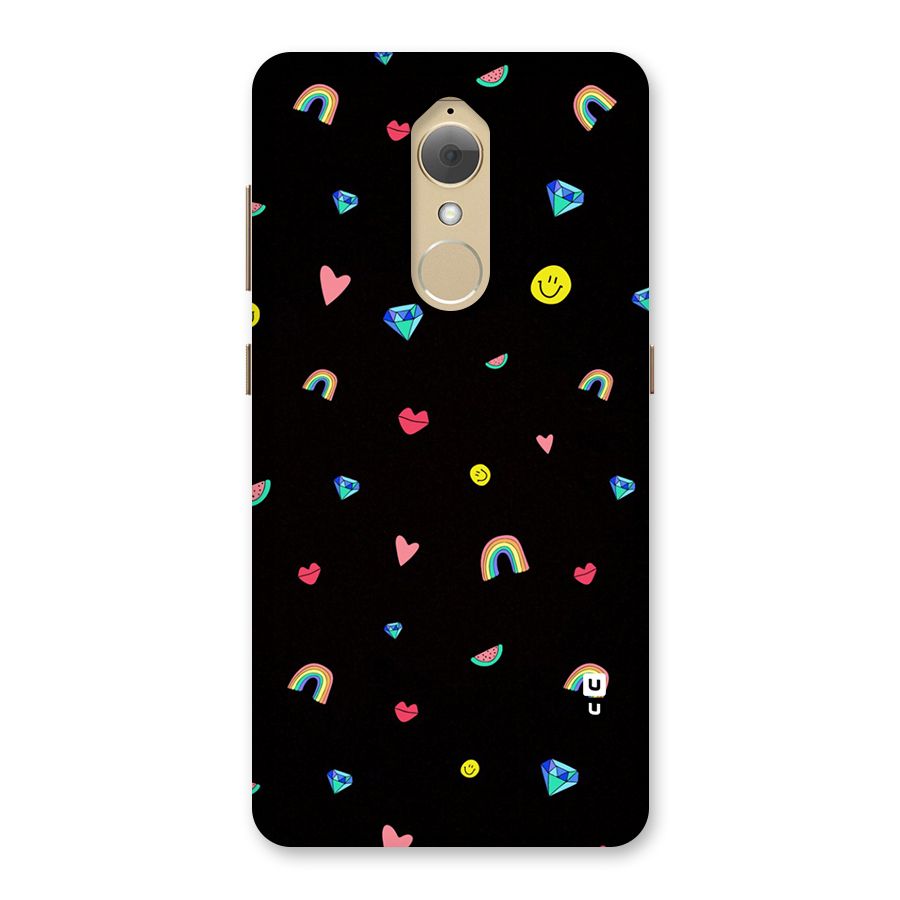 Cute Multicolor Shapes Back Case for Lenovo K8