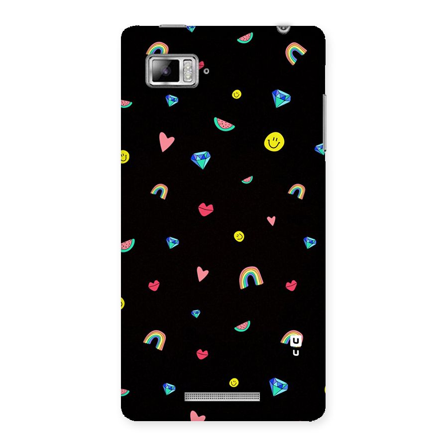 Cute Multicolor Shapes Back Case for Lenovo Vibe Z K910