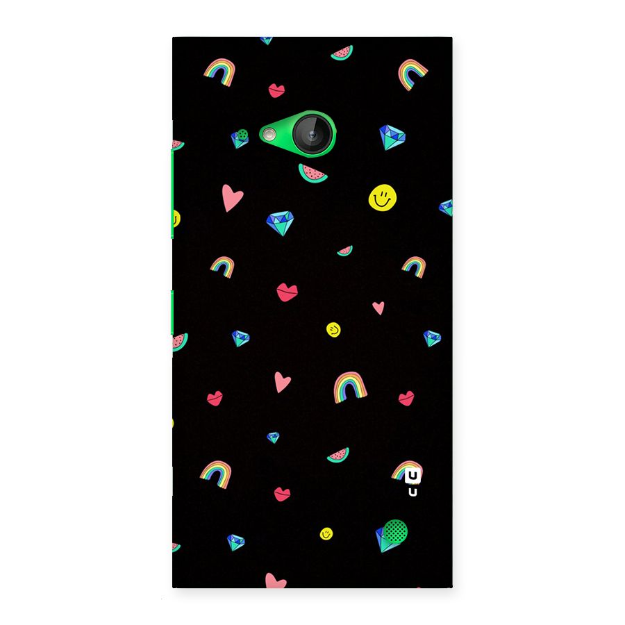Cute Multicolor Shapes Back Case for Lumia 730