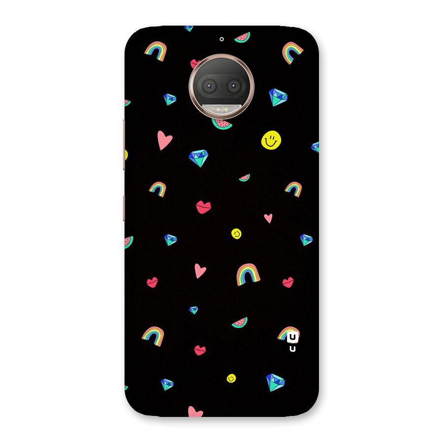 Cute Multicolor Shapes Back Case for Moto G5s Plus