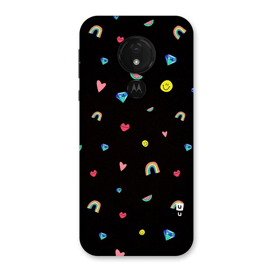 Cute Multicolor Shapes Back Case for Moto G7 Power