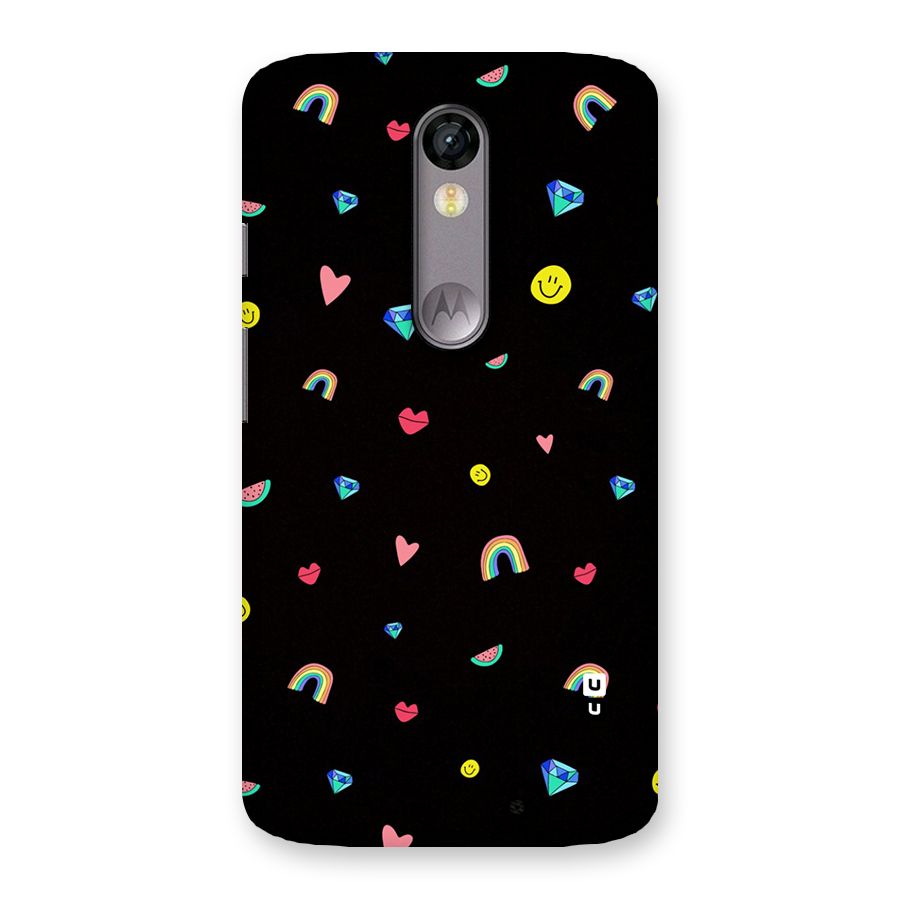 Cute Multicolor Shapes Back Case for Moto X Force