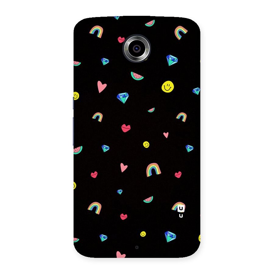 Cute Multicolor Shapes Back Case for Nexsus 6