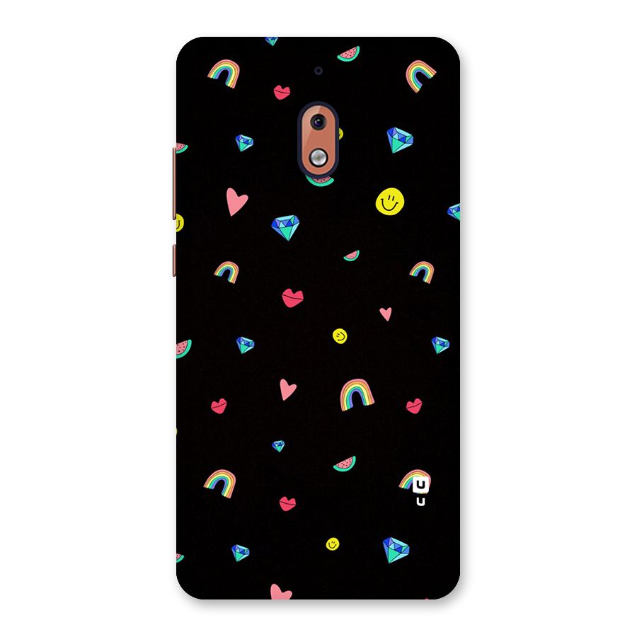 Cute Multicolor Shapes Back Case for Nokia 2.1