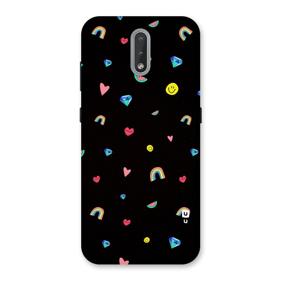Cute Multicolor Shapes Back Case for Nokia 2.3
