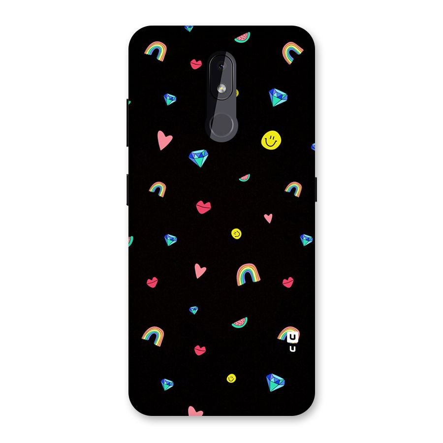 Cute Multicolor Shapes Back Case for Nokia 3.2
