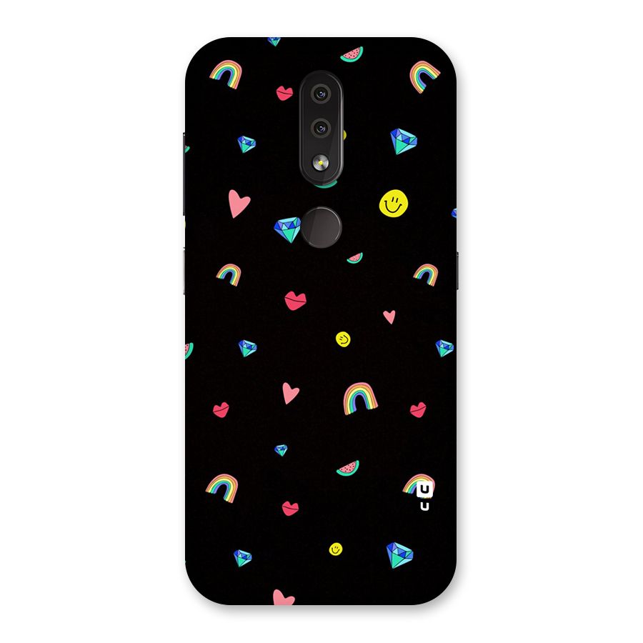 Cute Multicolor Shapes Back Case for Nokia 4.2