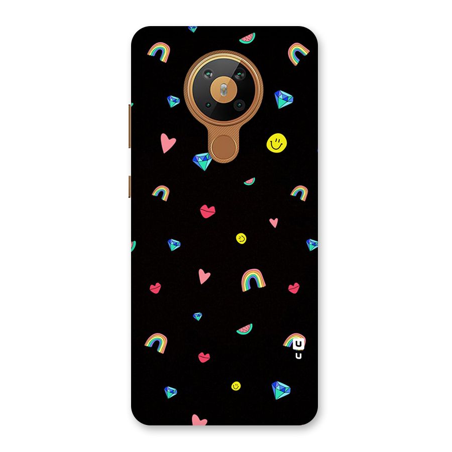 Cute Multicolor Shapes Back Case for Nokia 5.3