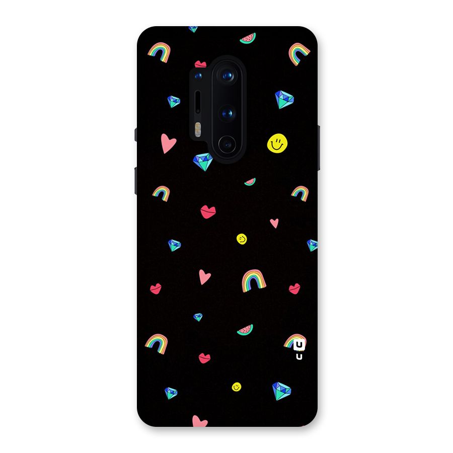 Cute Multicolor Shapes Back Case for OnePlus 8 Pro