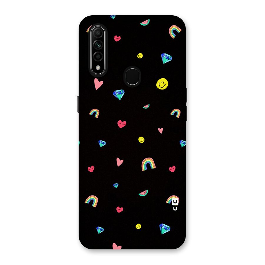 Cute Multicolor Shapes Back Case for Oppo A31