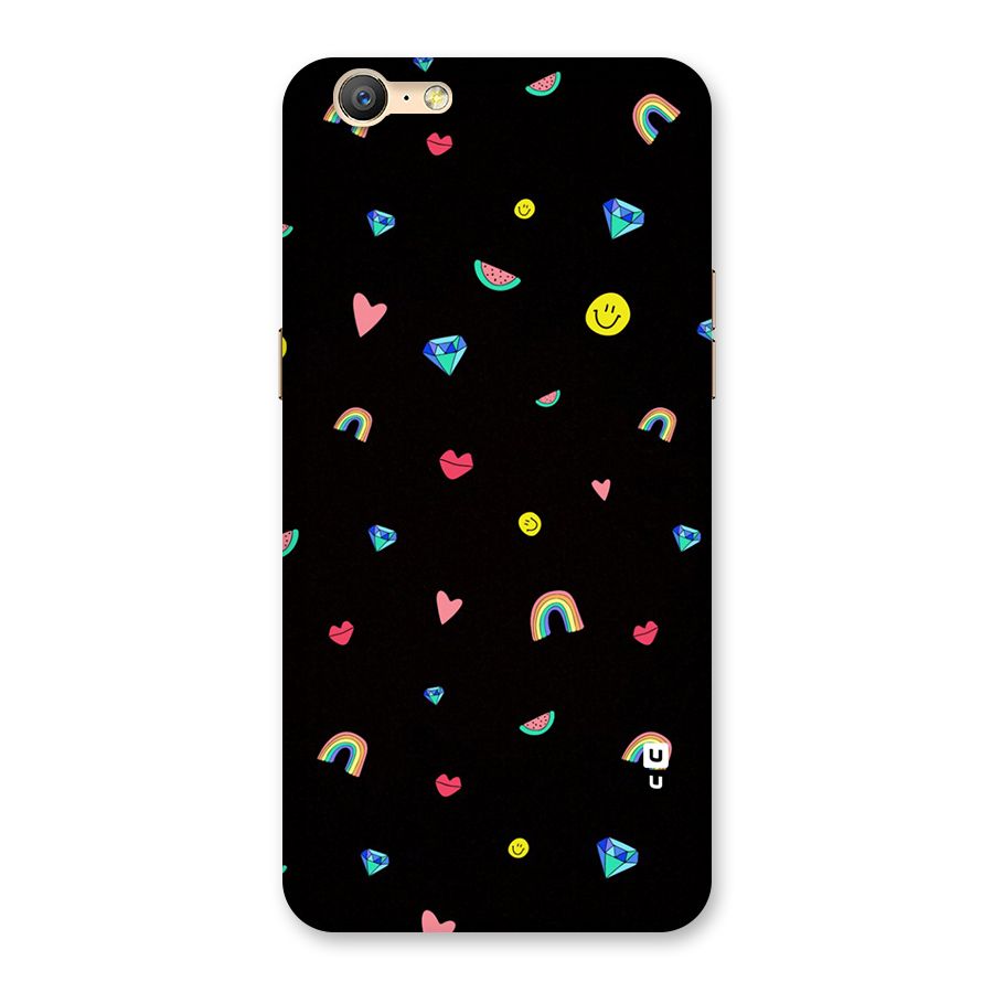 Cute Multicolor Shapes Back Case for Oppo A39