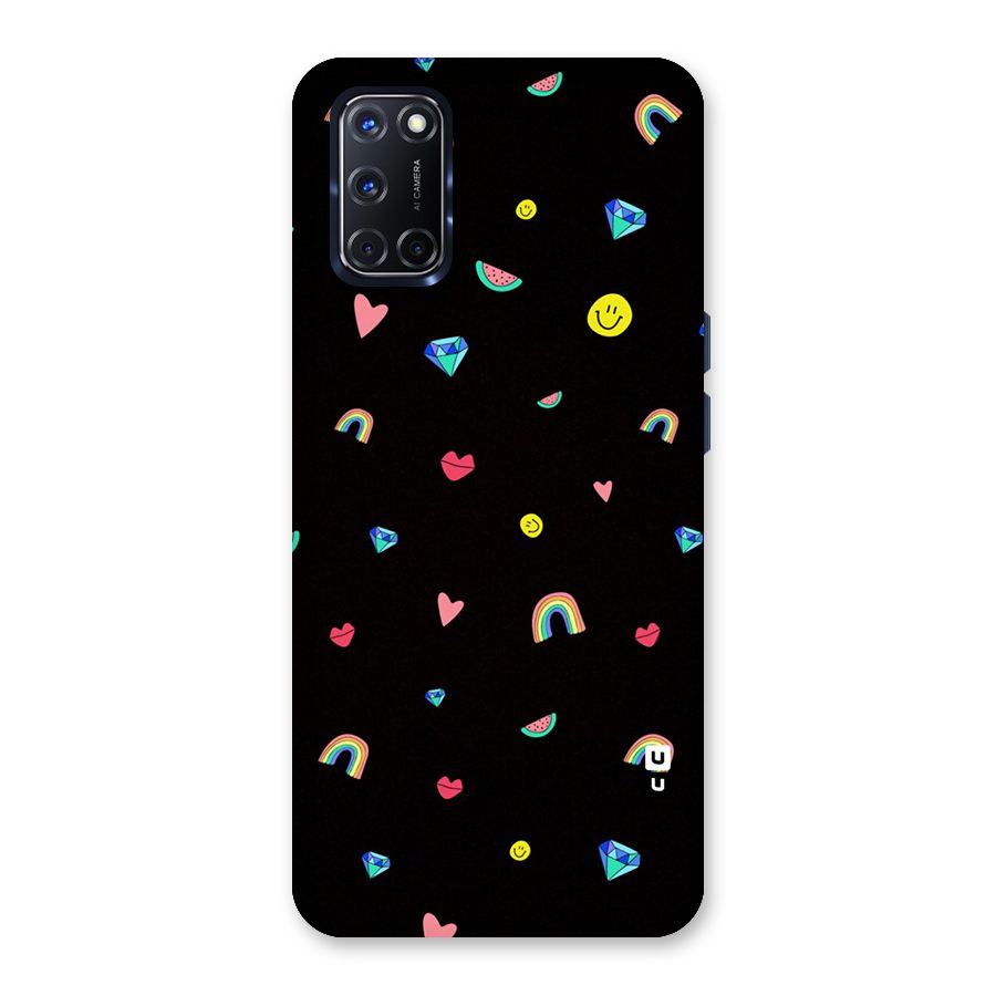 Cute Multicolor Shapes Back Case for Oppo A52