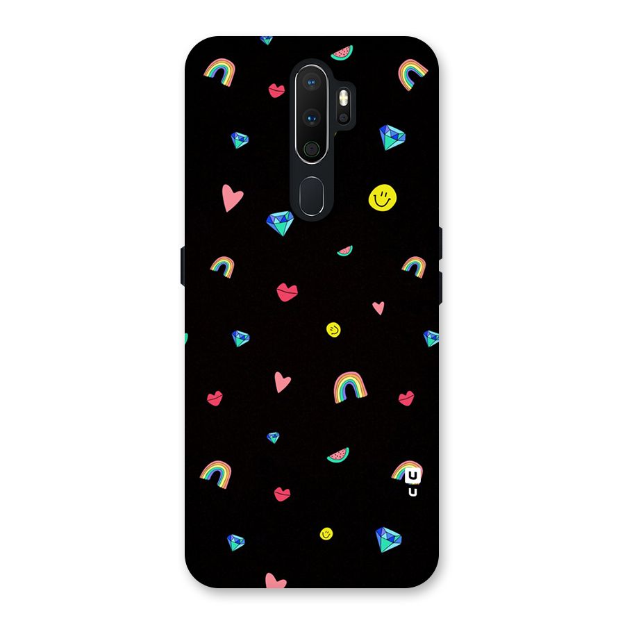 Cute Multicolor Shapes Back Case for Oppo A5 (2020)