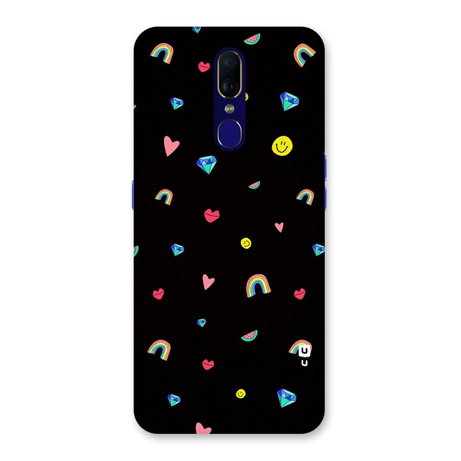 Cute Multicolor Shapes Back Case for Oppo A9
