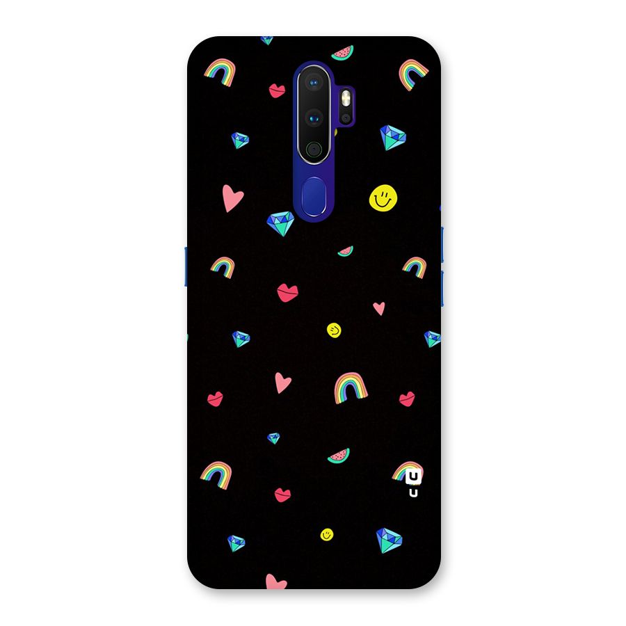 Cute Multicolor Shapes Back Case for Oppo A9 (2020)