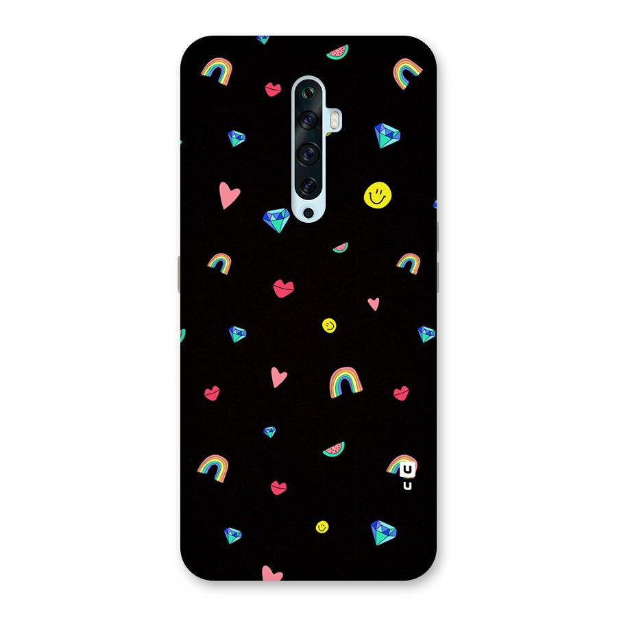 Cute Multicolor Shapes Back Case for Oppo Reno2 Z