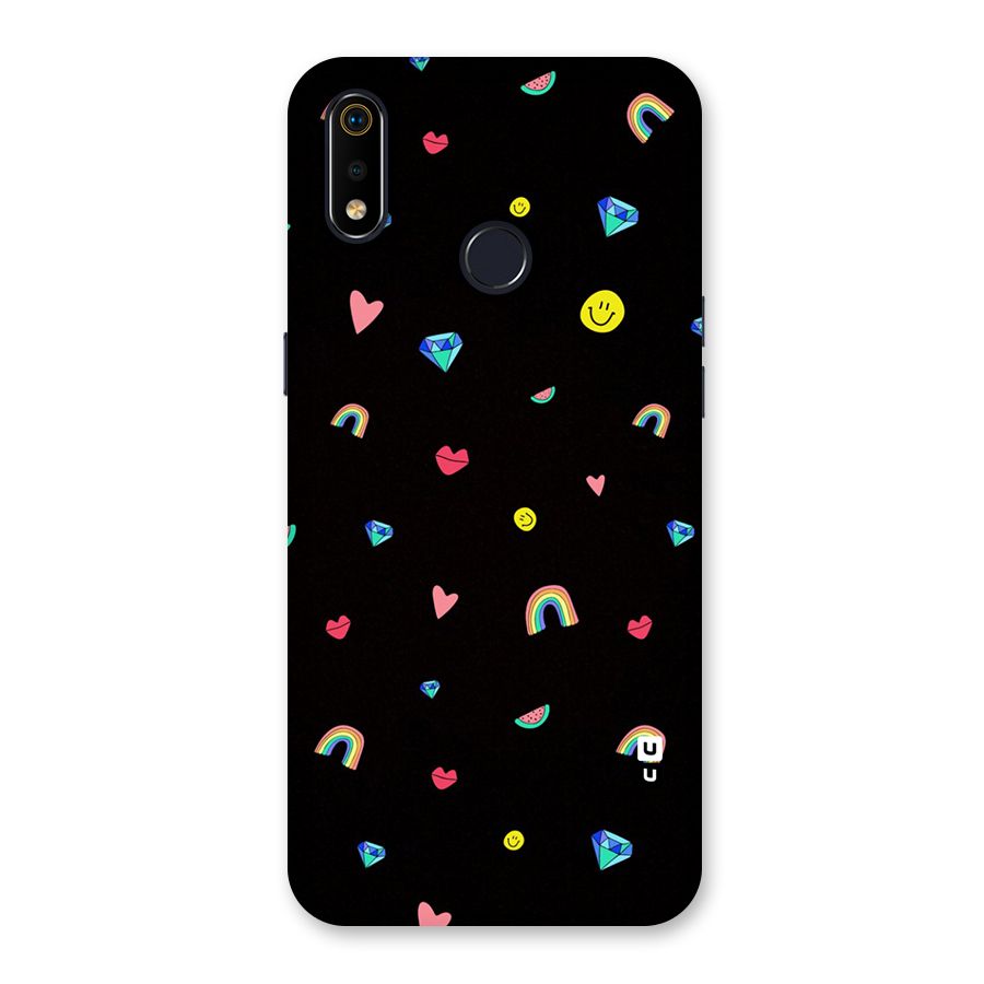 Cute Multicolor Shapes Back Case for Realme 3i