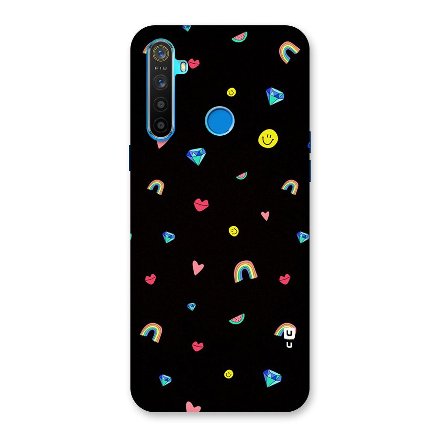 Cute Multicolor Shapes Back Case for Realme 5s