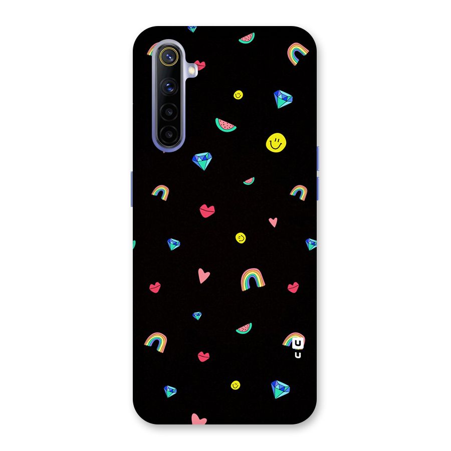 Cute Multicolor Shapes Back Case for Realme 6