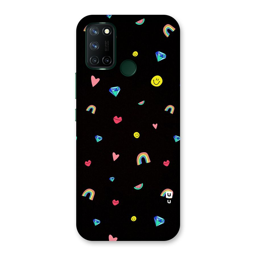 Cute Multicolor Shapes Back Case for Realme 7i