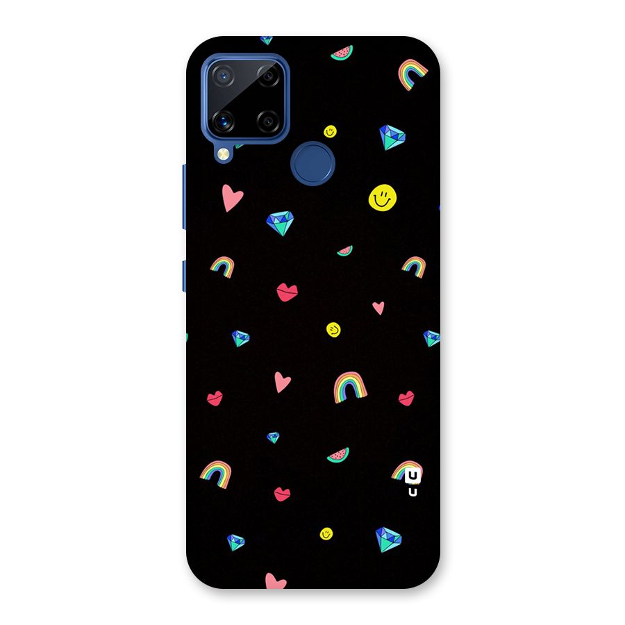 Cute Multicolor Shapes Back Case for Realme C12