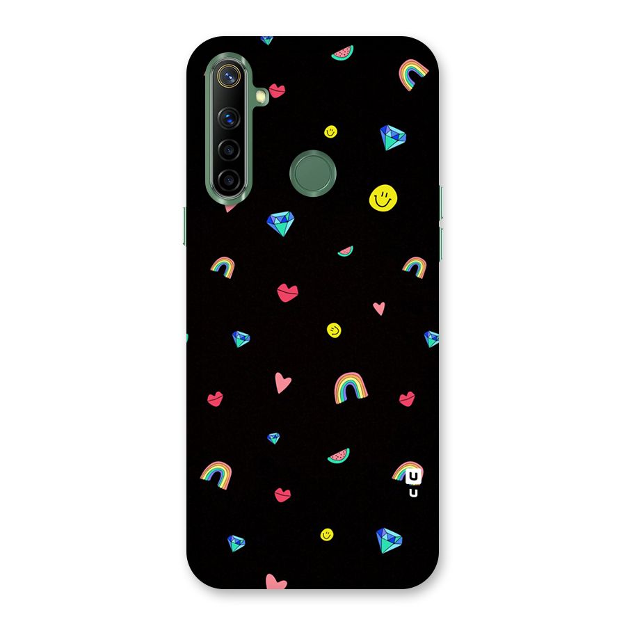 Cute Multicolor Shapes Back Case for Realme Narzo 10