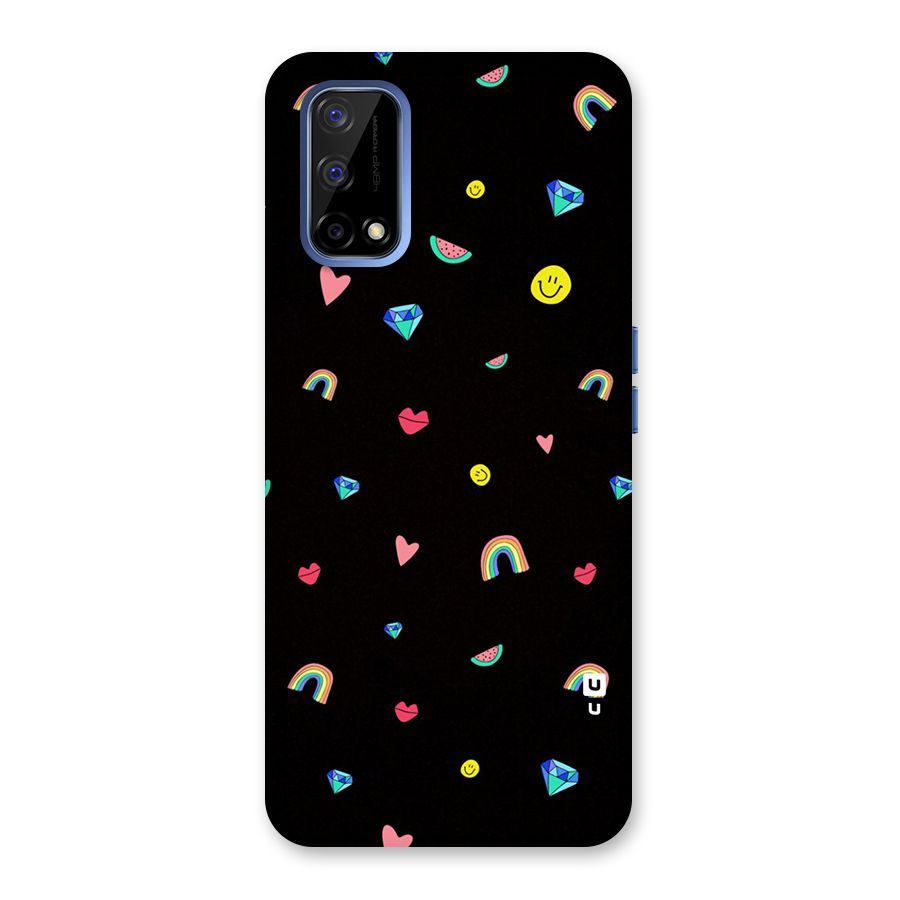 Cute Multicolor Shapes Back Case for Realme Narzo 30 Pro
