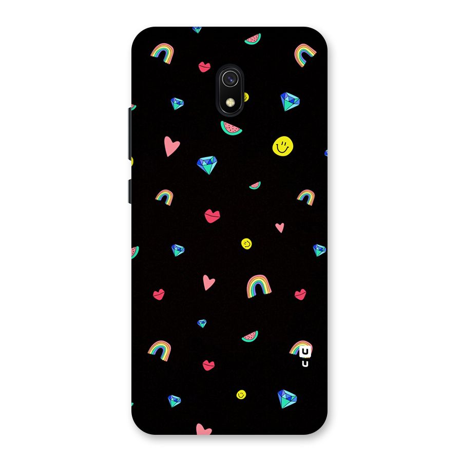 Cute Multicolor Shapes Back Case for Redmi 8A