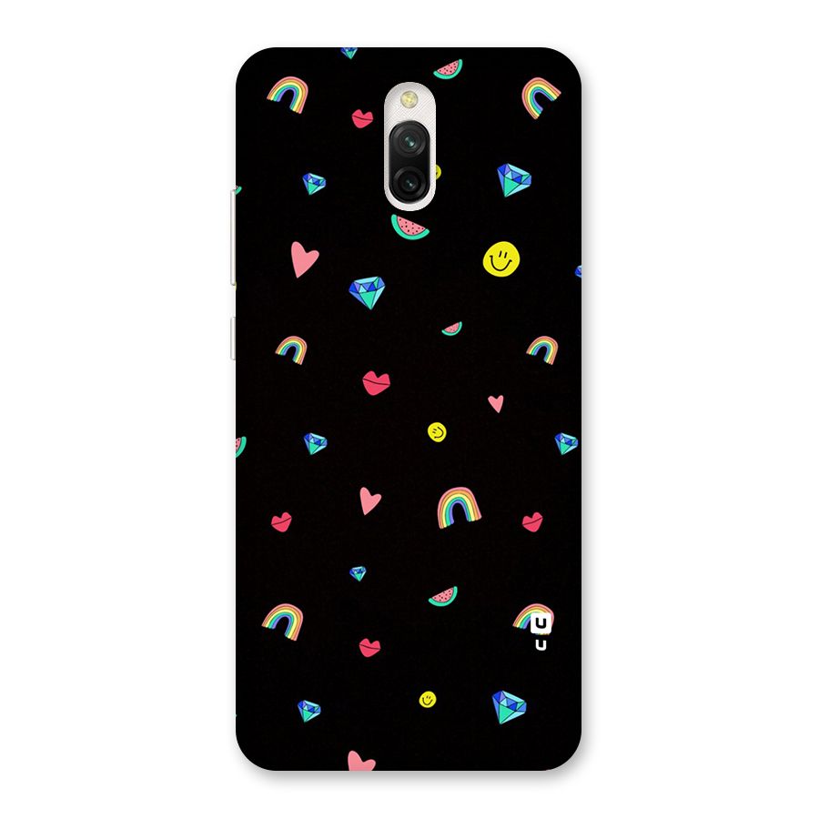 Cute Multicolor Shapes Back Case for Redmi 8A Dual