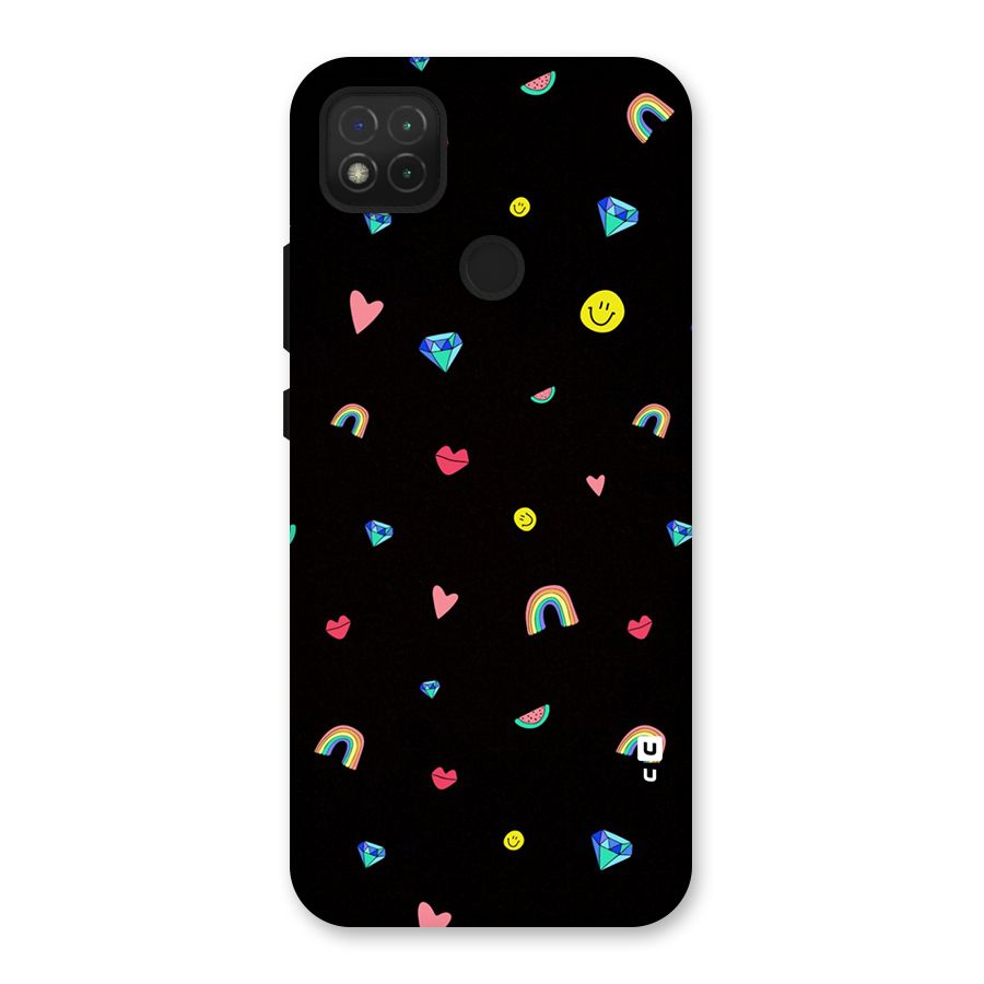 Cute Multicolor Shapes Back Case for Redmi 9