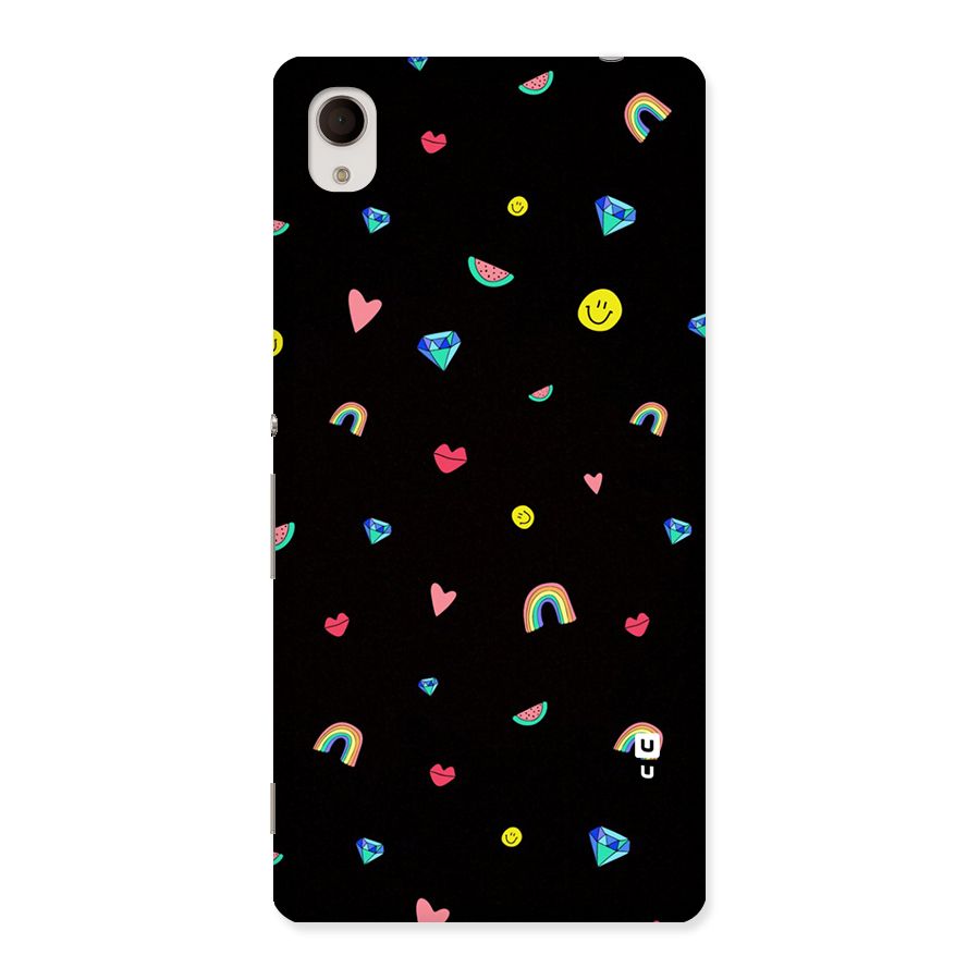 Cute Multicolor Shapes Back Case for Sony Xperia M4