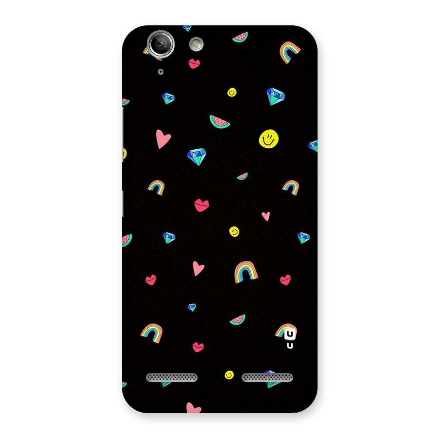 Cute Multicolor Shapes Back Case for Vibe K5