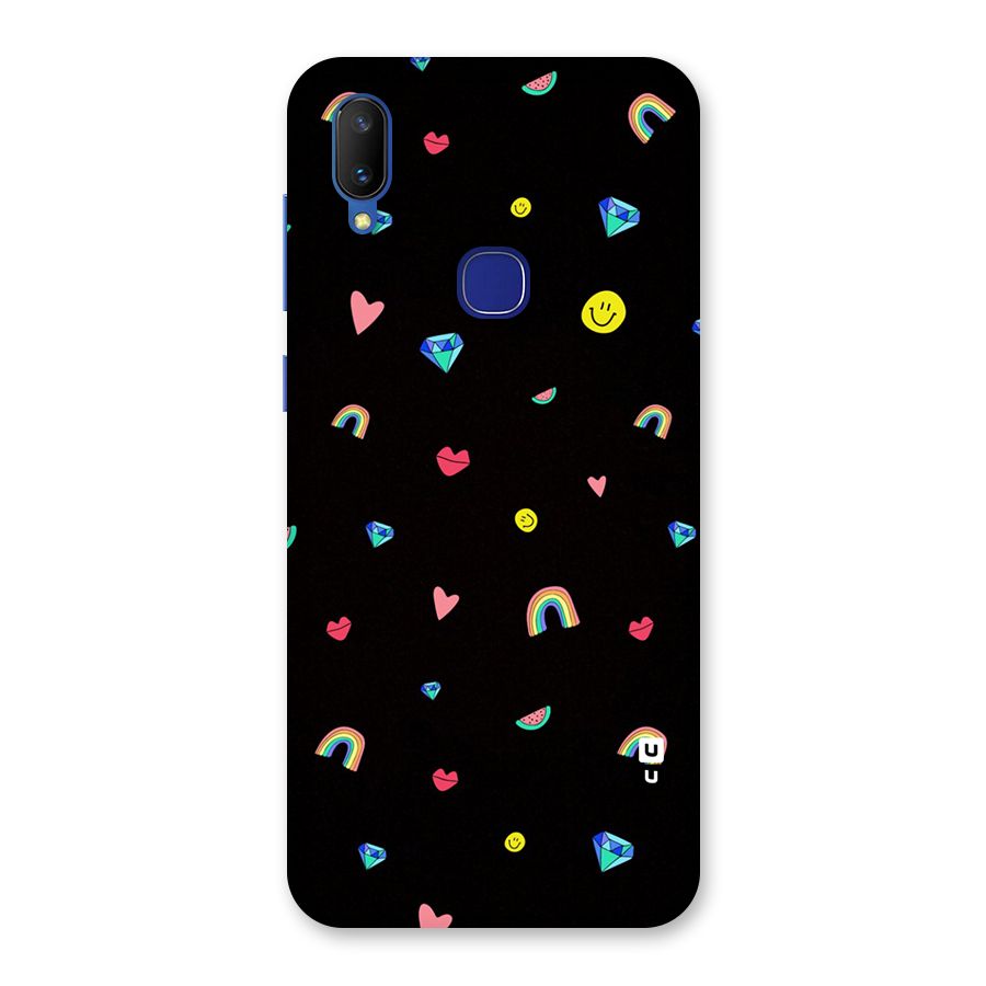 Cute Multicolor Shapes Back Case for Vivo V11