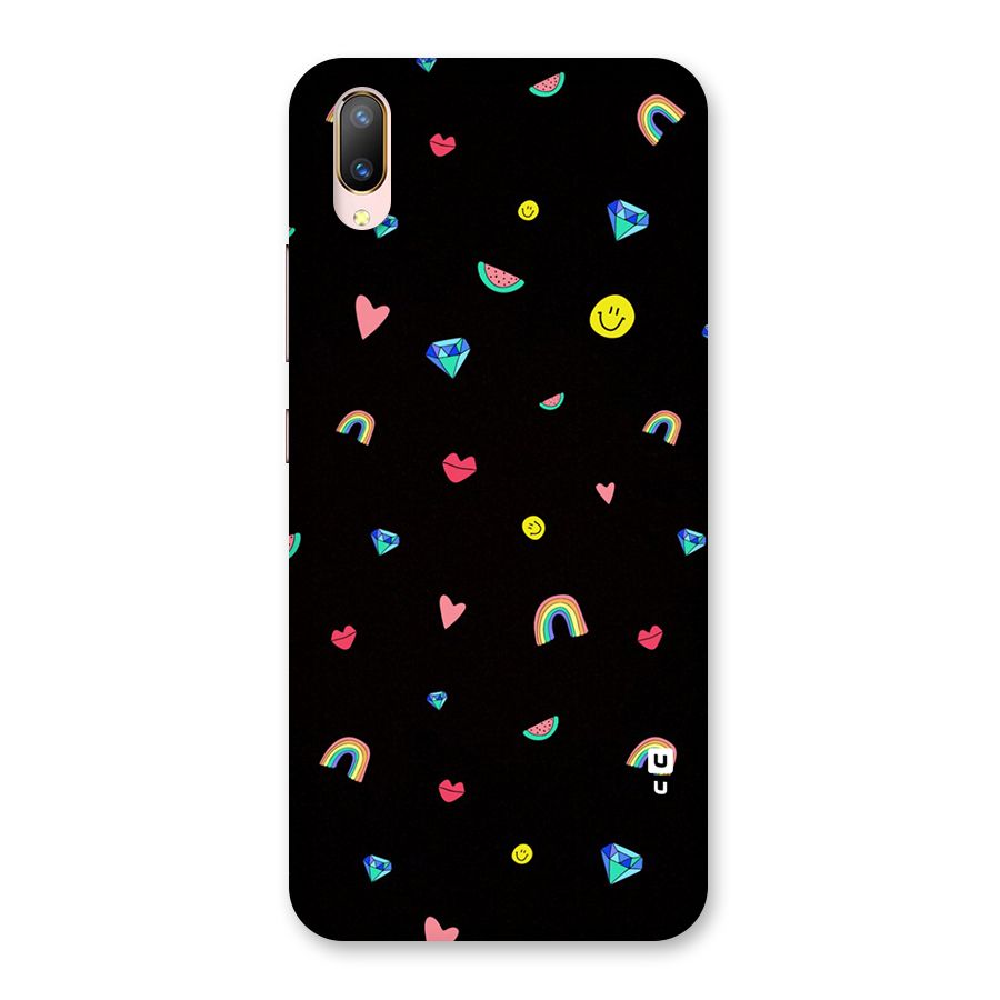 Cute Multicolor Shapes Back Case for Vivo V11 Pro