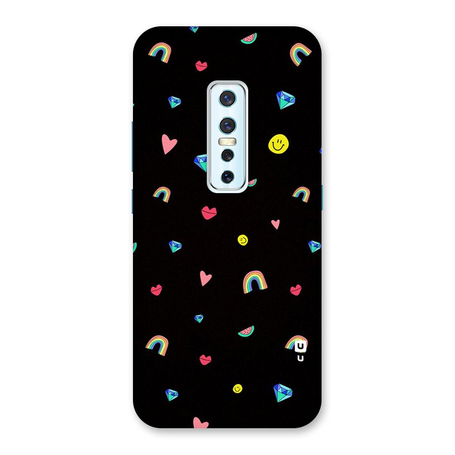 Cute Multicolor Shapes Back Case for Vivo V17 Pro