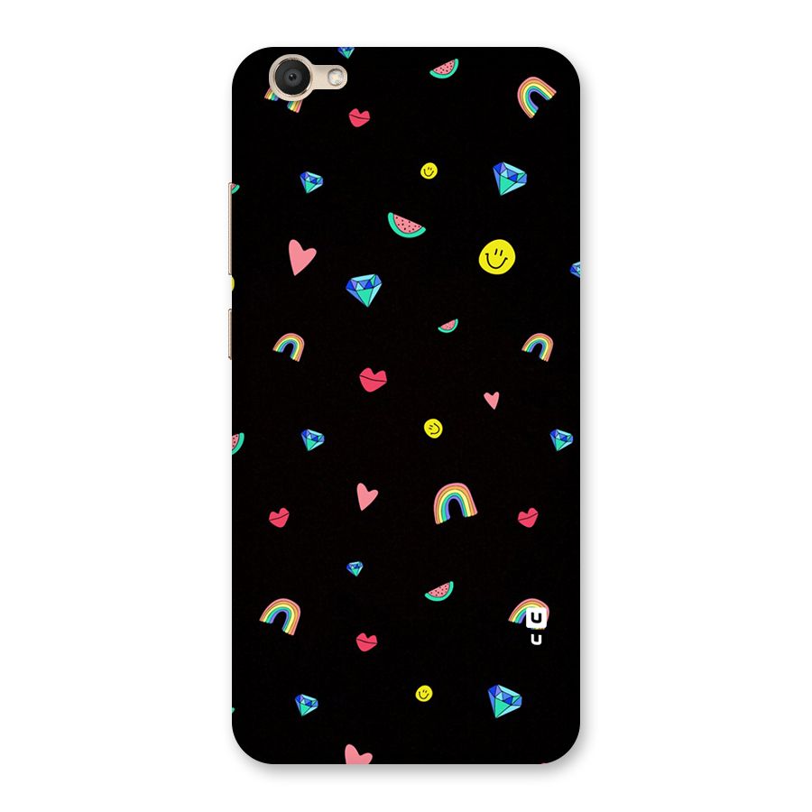 Cute Multicolor Shapes Back Case for Vivo V5
