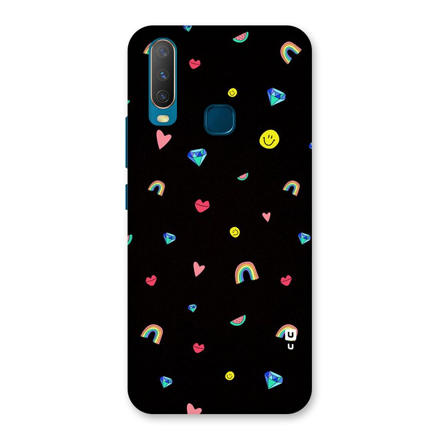 Cute Multicolor Shapes Back Case for Vivo Y11