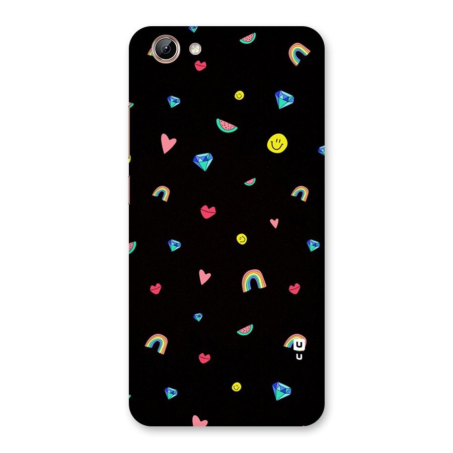 Cute Multicolor Shapes Back Case for Vivo Y71i