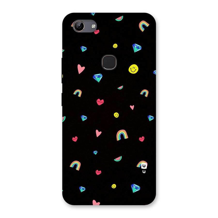 Cute Multicolor Shapes Back Case for Vivo Y81