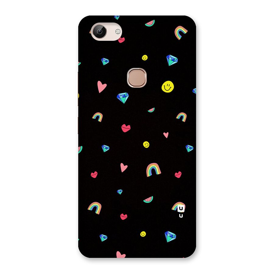 Cute Multicolor Shapes Back Case for Vivo Y83