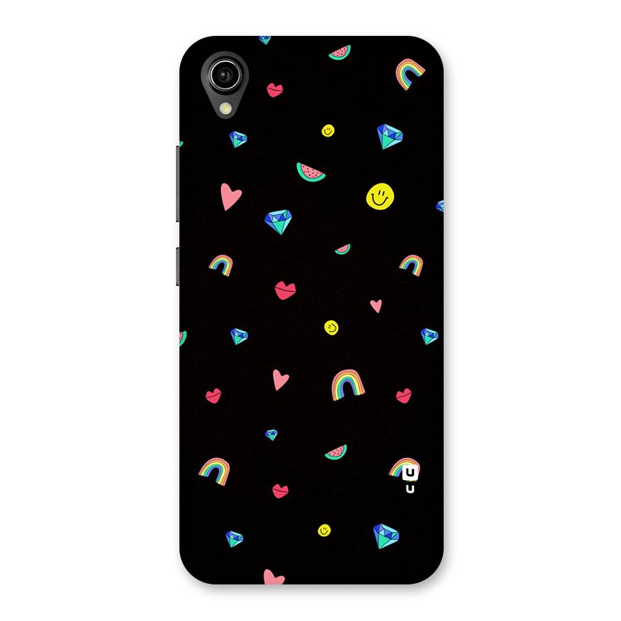 Cute Multicolor Shapes Back Case for Vivo Y91i