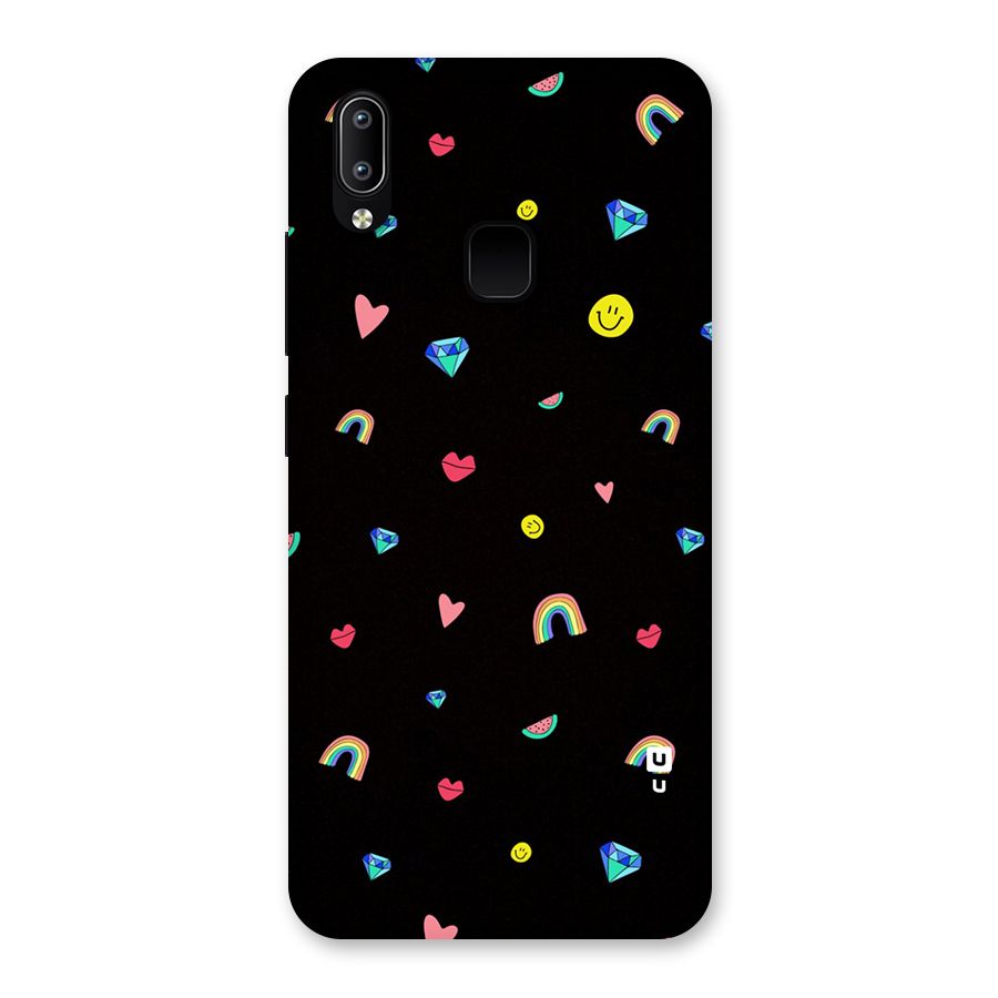 Cute Multicolor Shapes Back Case for Vivo Y93