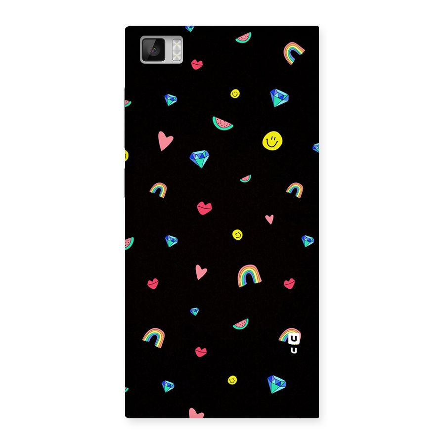 Cute Multicolor Shapes Back Case for Xiaomi Mi3