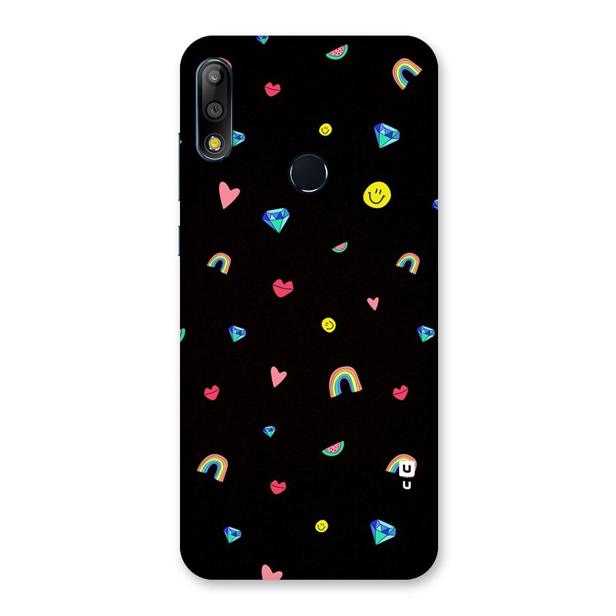 Cute Multicolor Shapes Back Case for Zenfone Max Pro M2