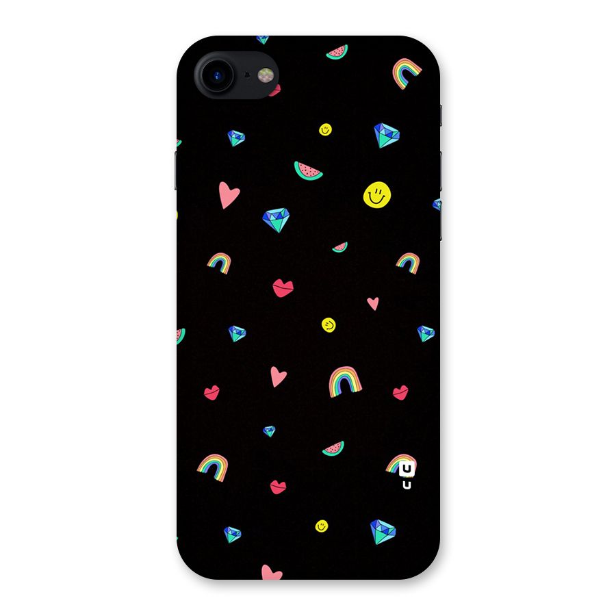 Cute Multicolor Shapes Back Case for iPhone SE 2020