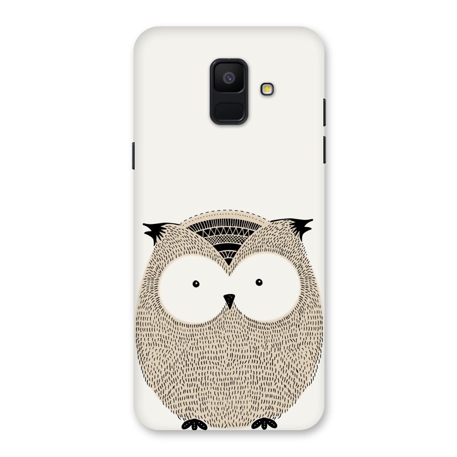 Cute Owl Back Case for Galaxy A6 (2018)