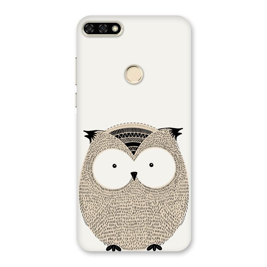 Cute Owl Back Case for Honor 7A