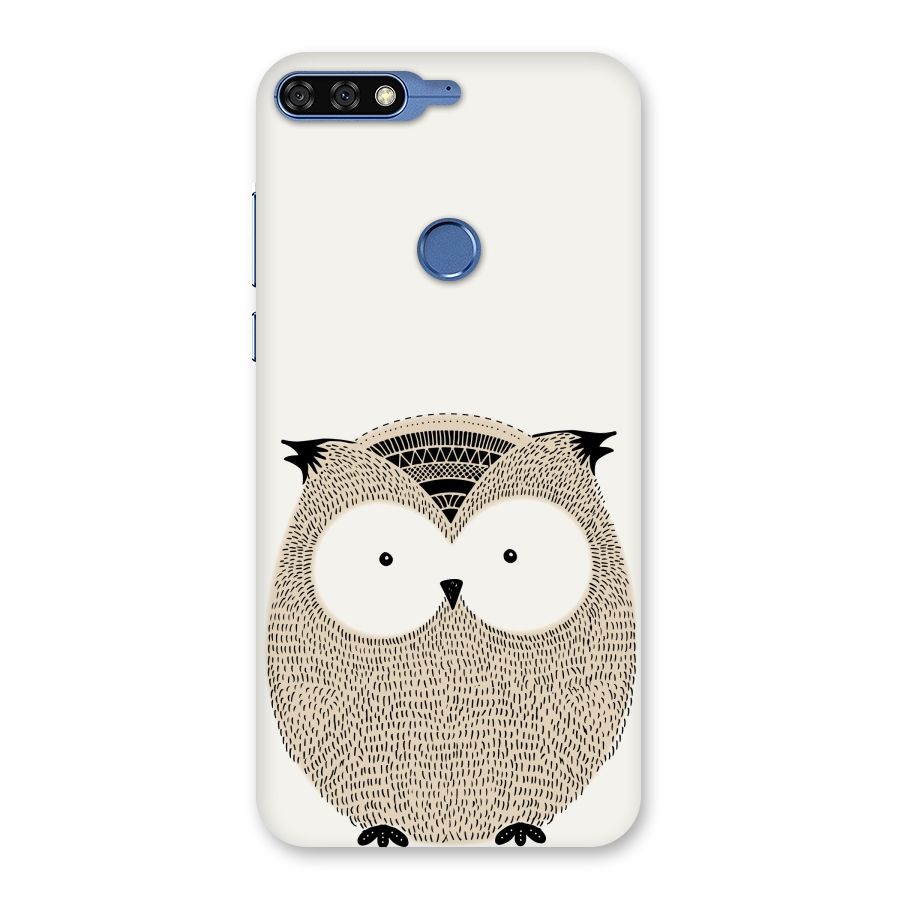 Cute Owl Back Case for Honor 7C