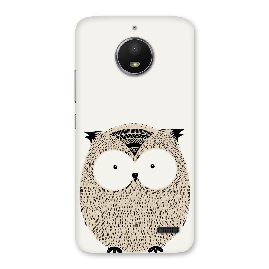 Cute Owl Back Case for Moto E4